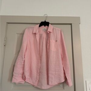 Vineyard Vines Pink Casual Button Down Shirt